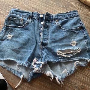 Women Denim Levi Shorts